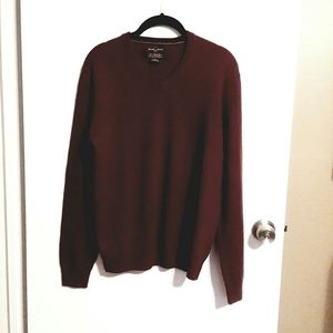 Black Brown 1826 Mens Cashmere Sweater